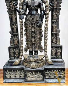 Brass Tirupati Balaji Lord Venkateshwara Statue 86" Large