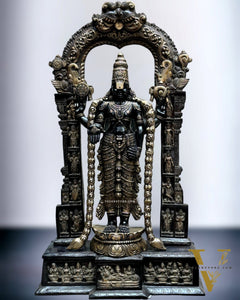 Brass Tirupati Balaji Lord Venkateshwara Statue 86" Large