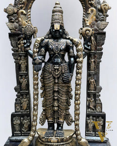 Brass Tirupati Balaji Lord Venkateshwara Statue 86" Large