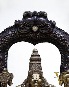Brass Tirupati Balaji Lord Venkateshwara Statue 86" Large