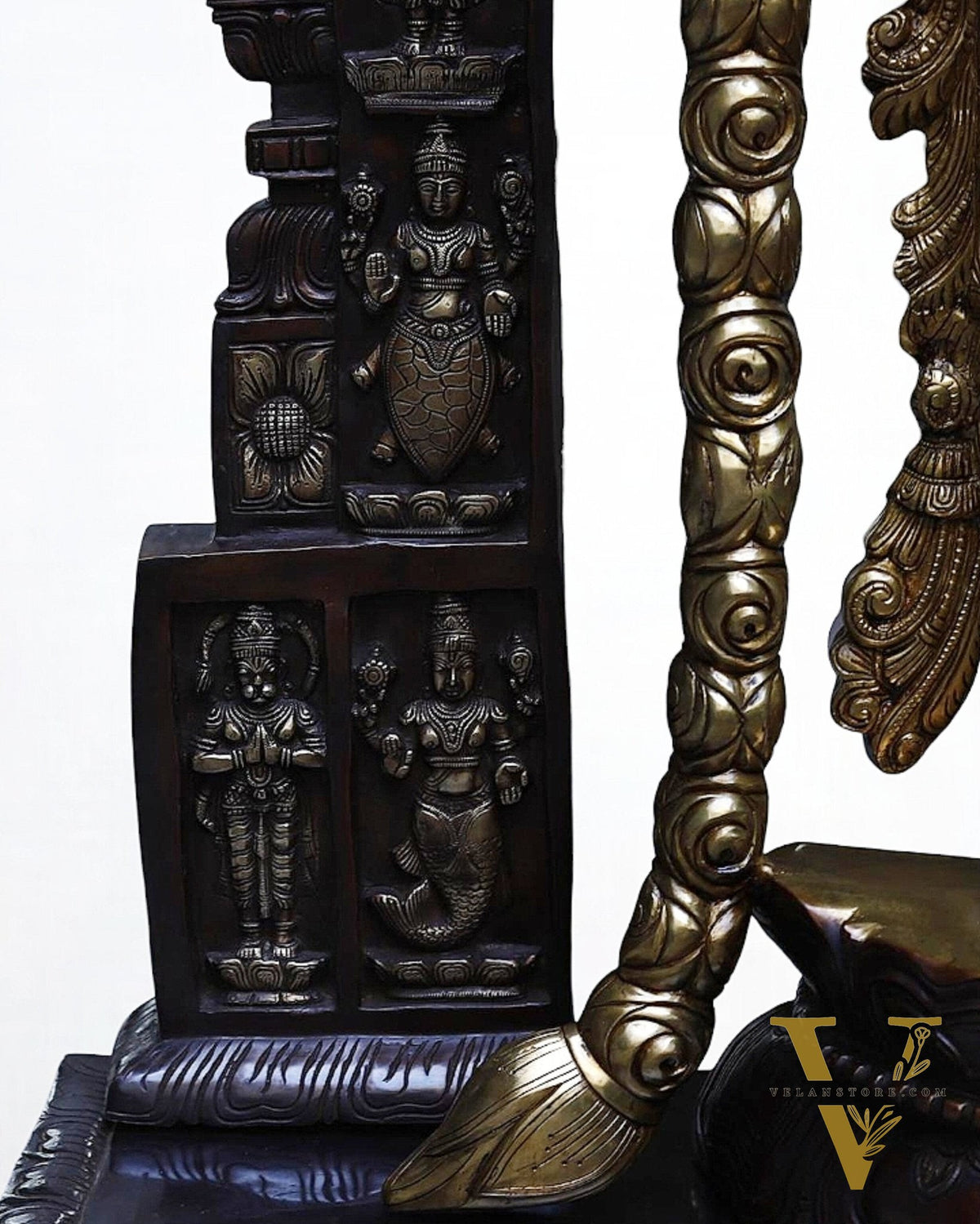 Brass Tirupati Balaji Lord Venkateshwara Statue 86" Large