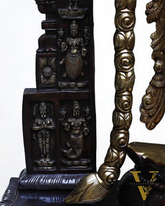 Brass Tirupati Balaji Lord Venkateshwara Statue 86" Large