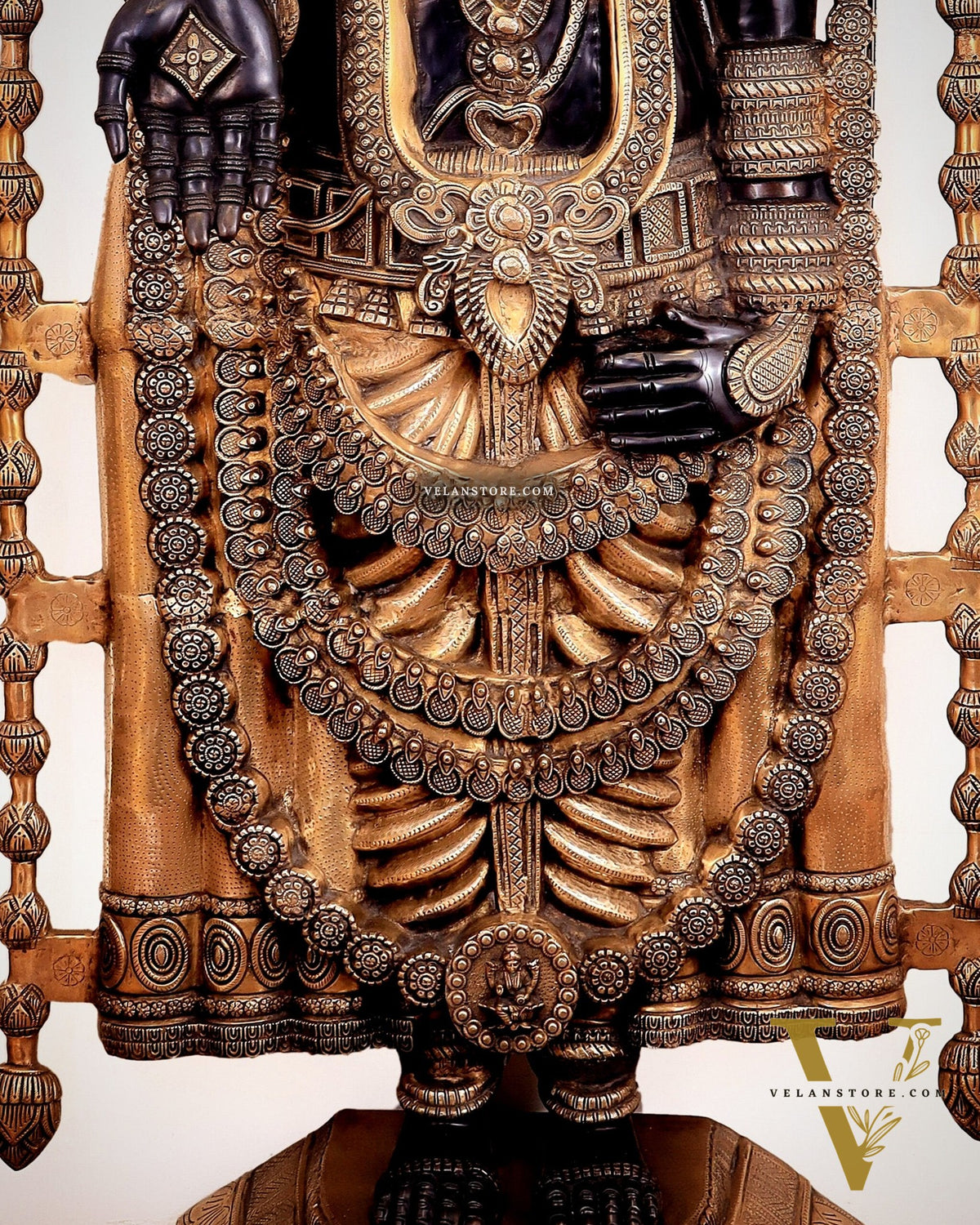 Brass Tirupati Balaji Lord Venkateshwara Swamy 6 Feet Statue