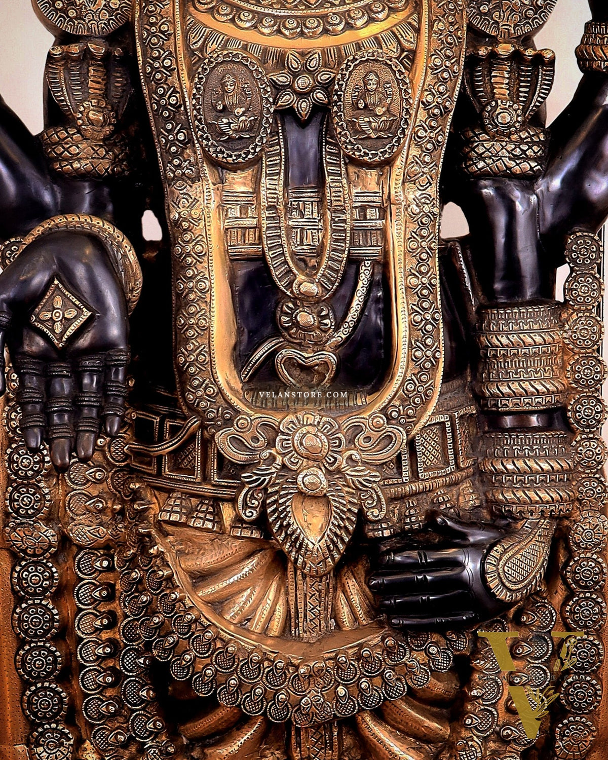 Brass Tirupati Balaji Lord Venkateshwara Swamy 6 Feet Statue