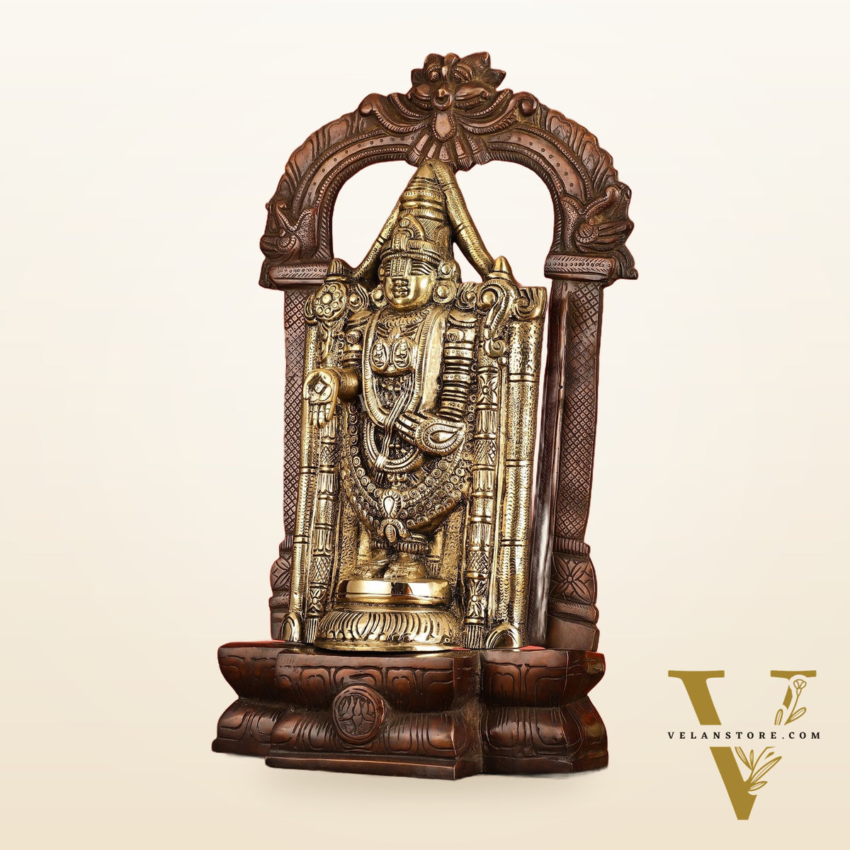 Brass Tirupati Balaji Lord Venkateshwara Swamy idol 20 inch