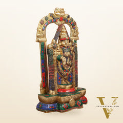 Brass Tirupati Balaji Lord Venkateshwara Swamy idol 20 inch