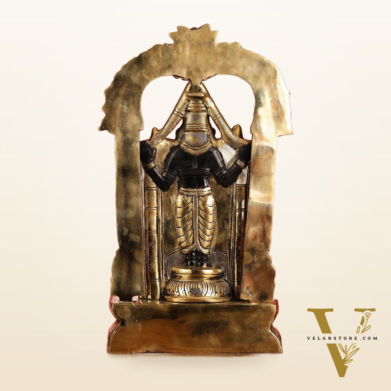 Brass Tirupati Balaji Lord Venkateshwara Swamy idol 20 inch