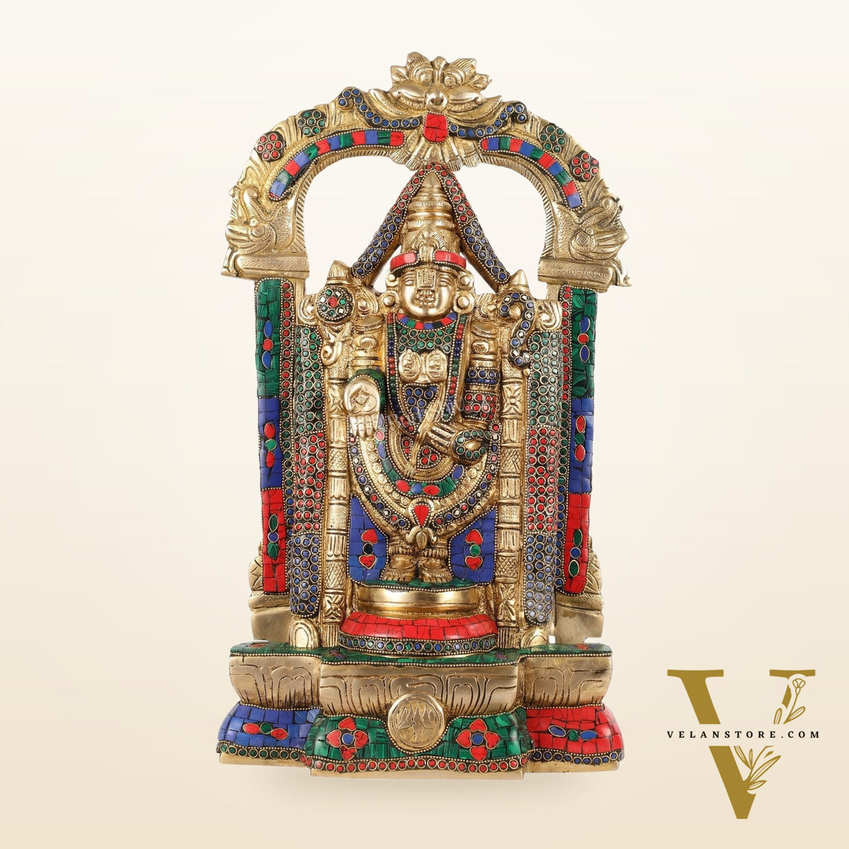 Brass Tirupati Balaji Lord Venkateshwara Swamy idol 20 inch
