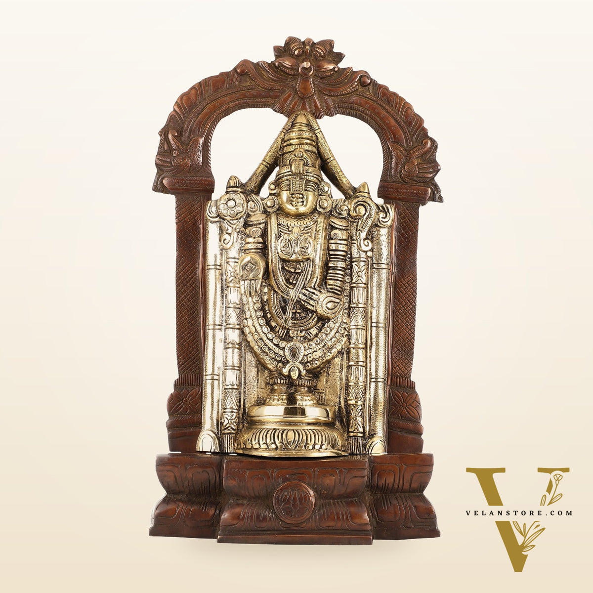 Brass Tirupati Balaji Lord Venkateshwara Swamy idol 20 inch