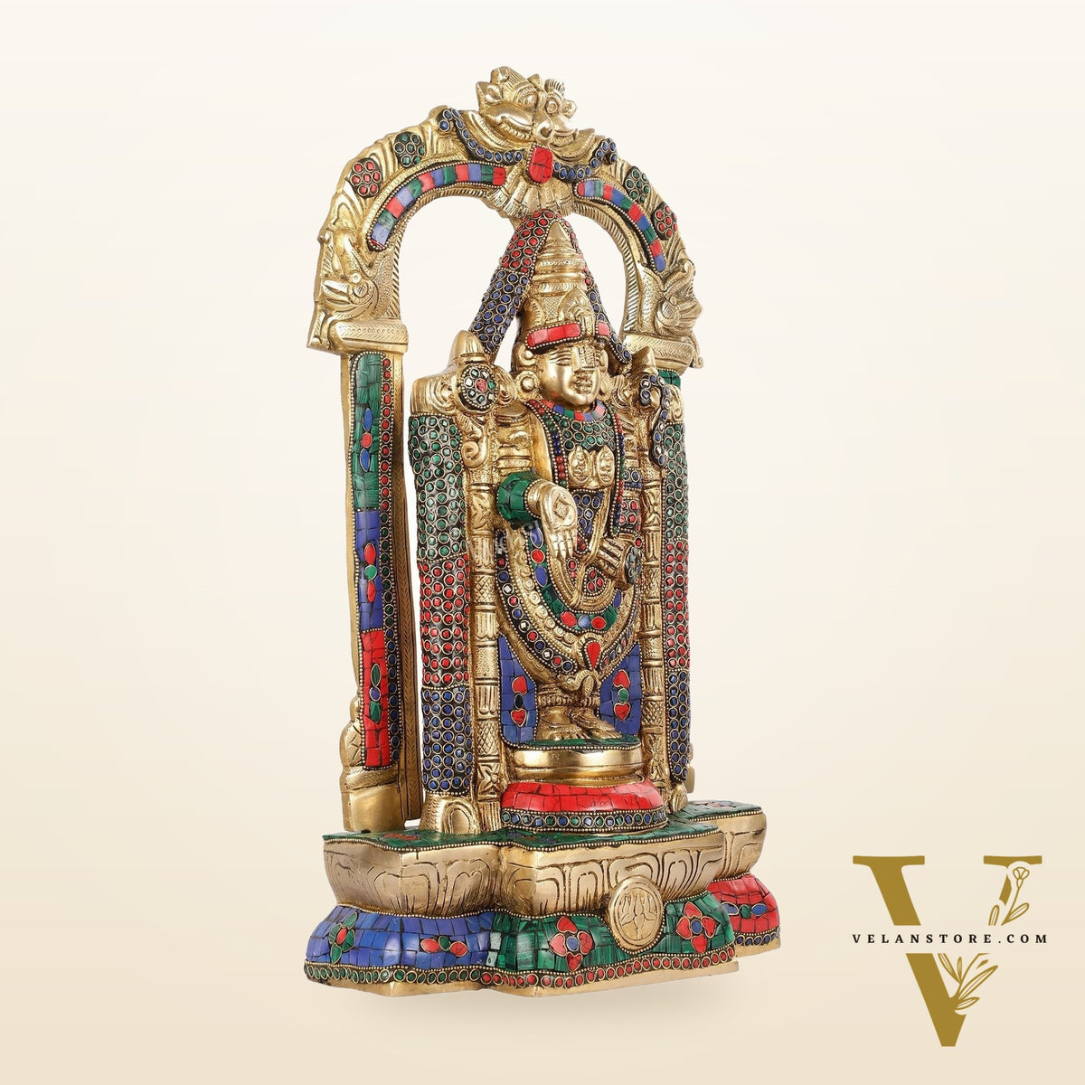 Brass Tirupati Balaji Lord Venkateshwara Swamy idol 20 inch