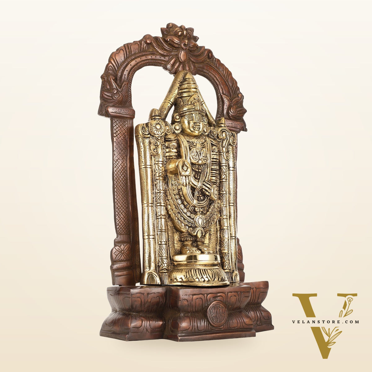 Brass Tirupati Balaji Lord Venkateshwara Swamy idol 20 inch