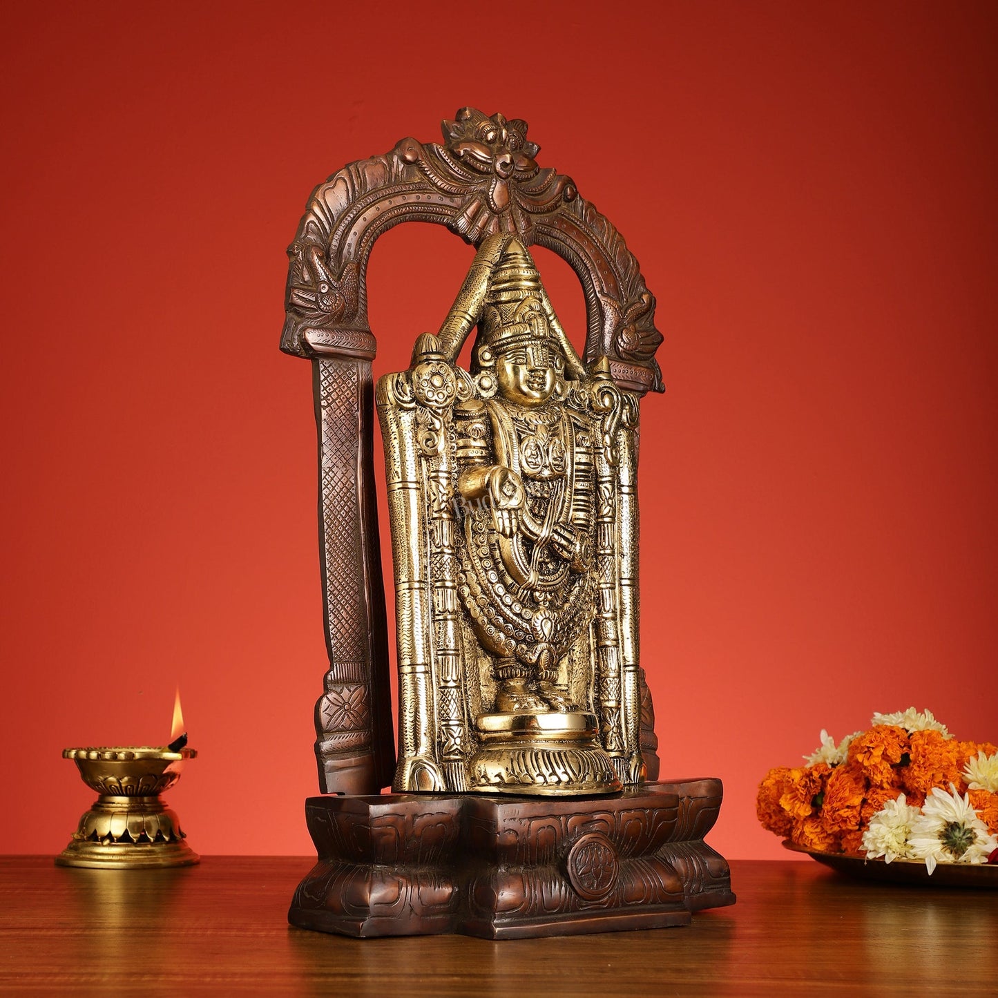 Brass Tirupati Balaji Lord Venkateshwara Swamy idol 20 inch