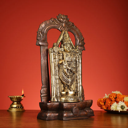Brass Tirupati Balaji Lord Venkateshwara Swamy idol 20 inch