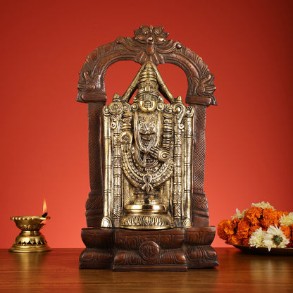 Brass Tirupati Balaji Lord Venkateshwara Swamy idol 20 inch