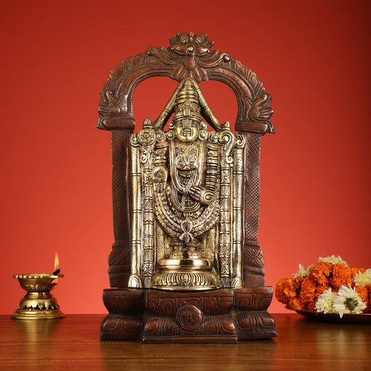 Brass Tirupati Balaji Lord Venkateshwara Swamy idol 20 inch