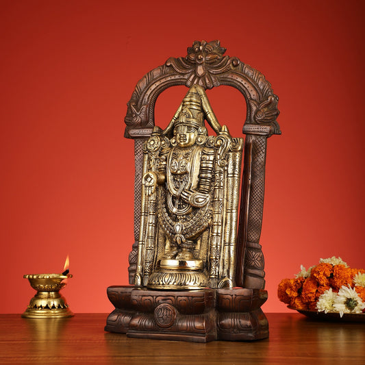 Brass Tirupati Balaji Lord Venkateshwara Swamy idol 20 inch