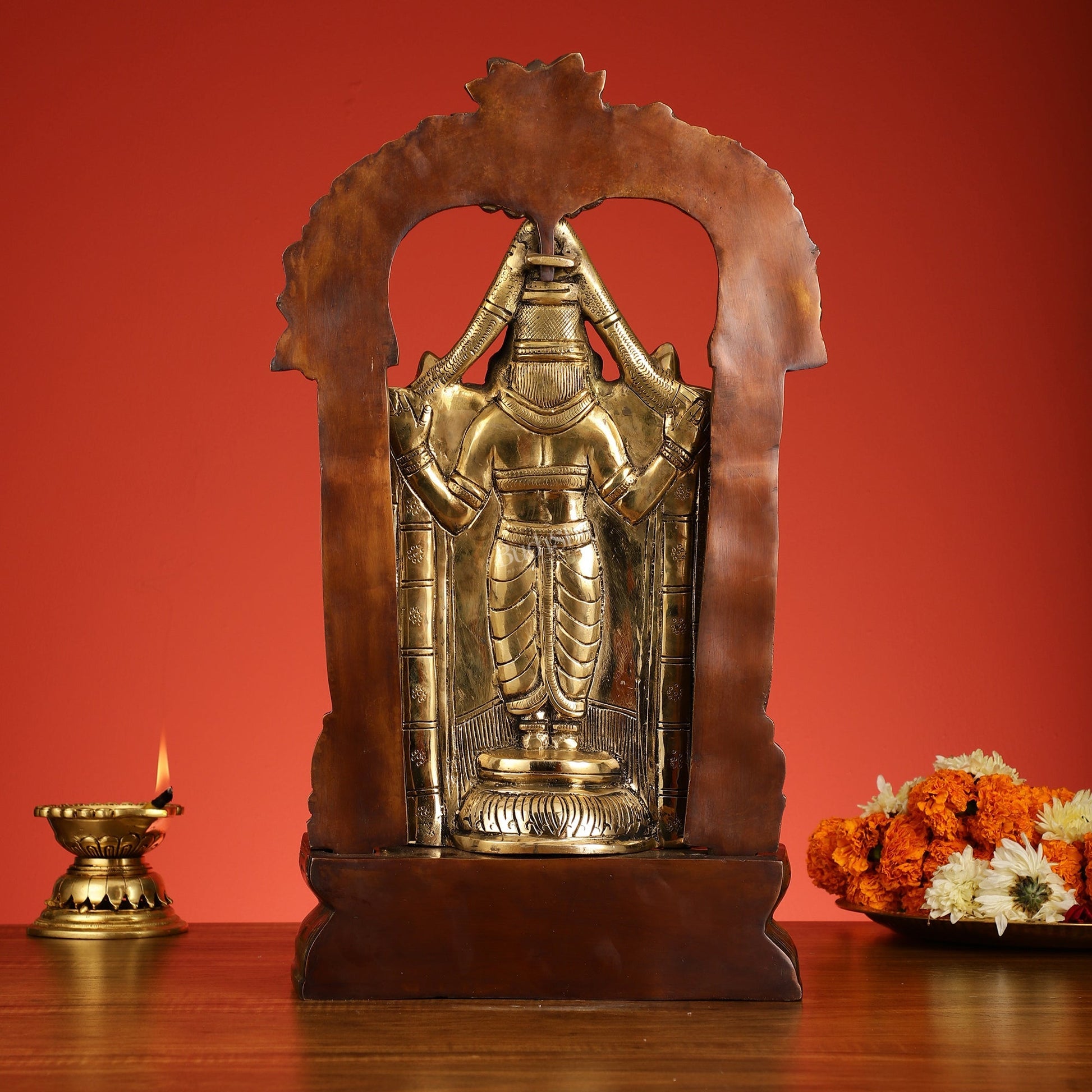 Brass Tirupati Balaji Lord Venkateshwara Swamy idol 20 inch