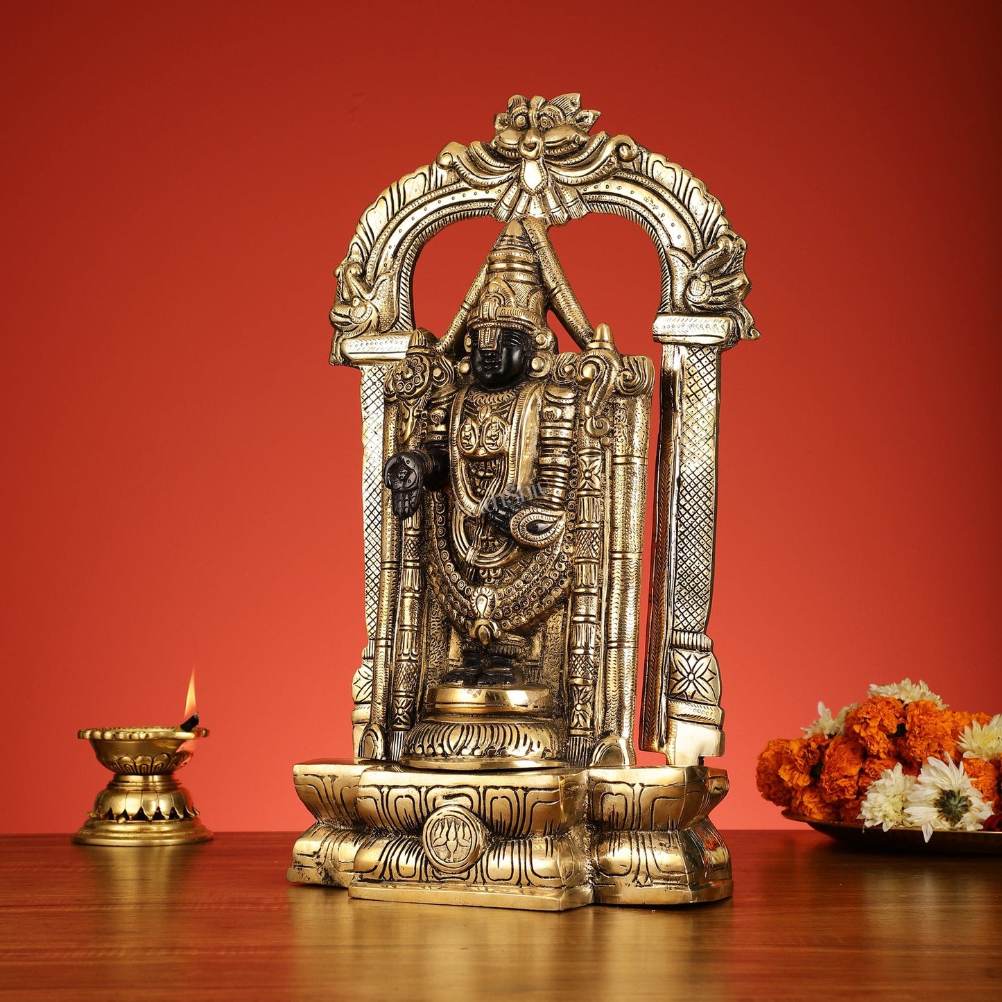 Brass Tirupati Balaji Lord Venkateshwara Swamy idol 20 inch