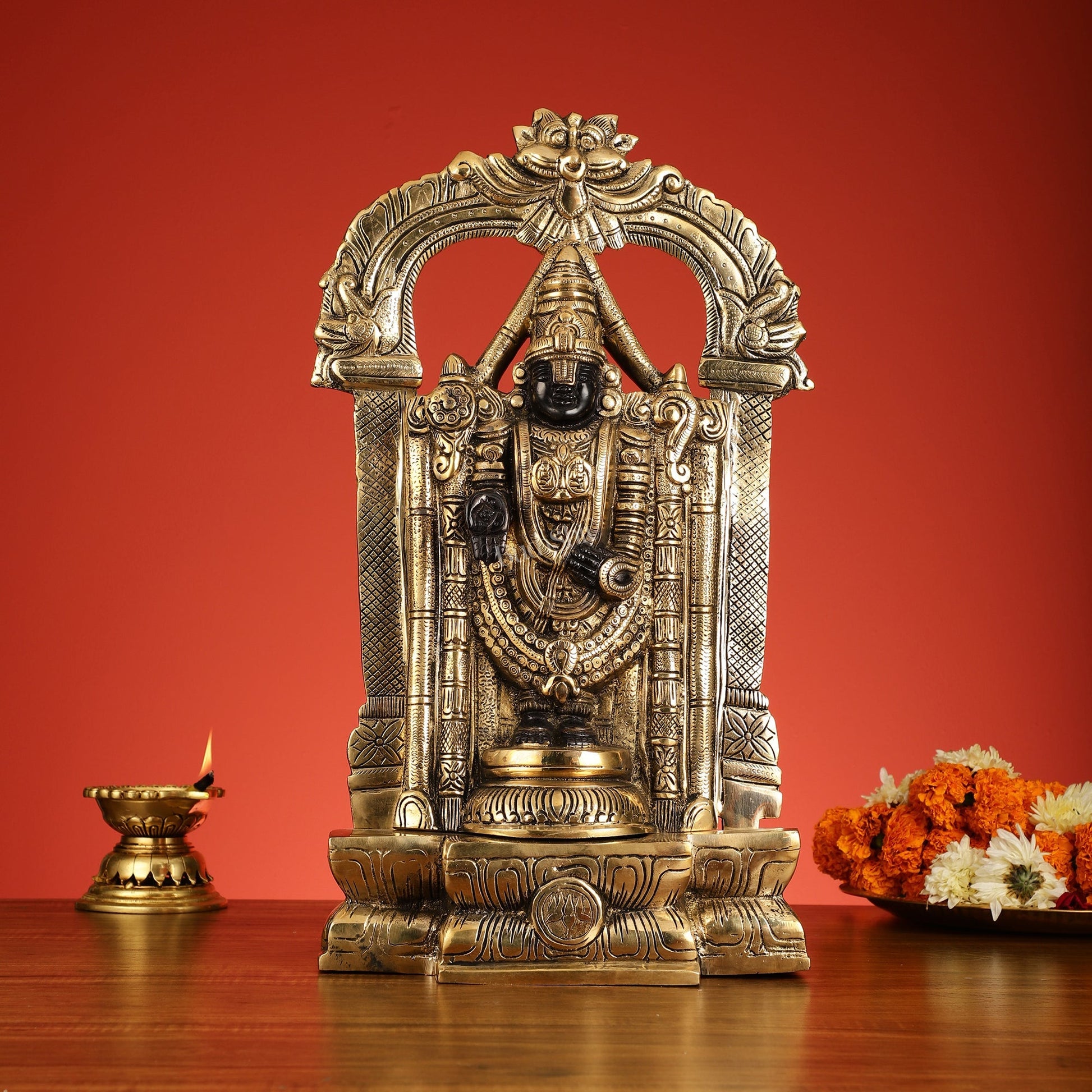 Brass Tirupati Balaji Lord Venkateshwara Swamy idol 20 inch