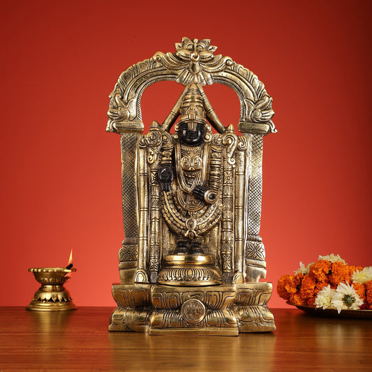 Brass Tirupati Balaji Lord Venkateshwara Swamy idol 20 inch