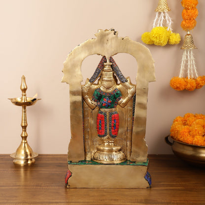 Brass Tirupati Balaji Lord Venkateshwara Swamy idol 20 inch