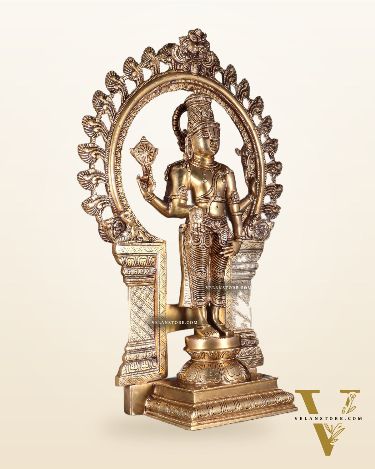 Brass Tirupati Balaji Lord Venkateshwara Swamy idol 23 inch