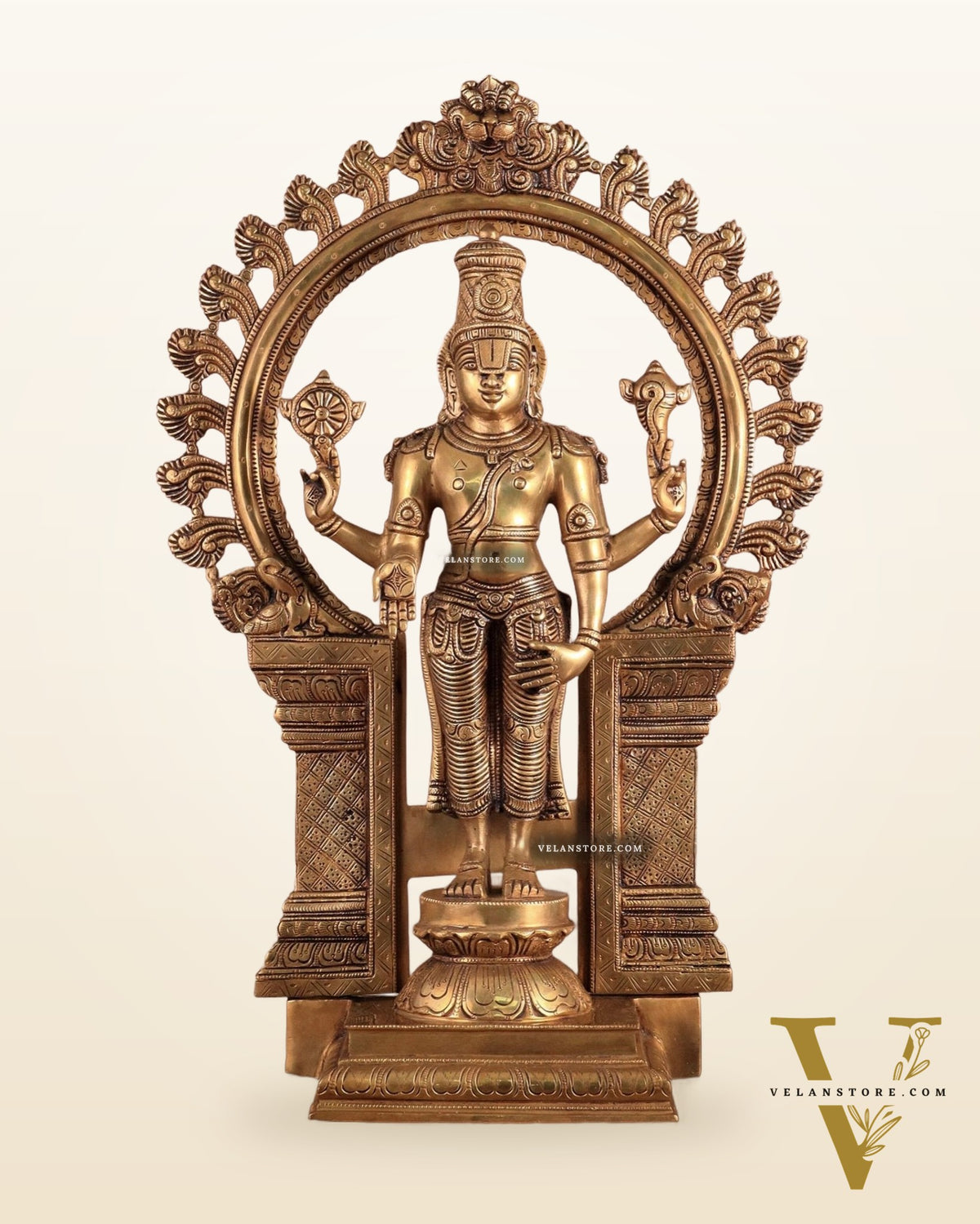 Brass Tirupati Balaji Lord Venkateshwara Swamy idol