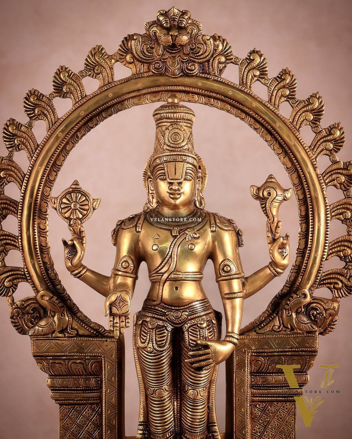 Brass Tirupati Balaji Lord Venkateshwara Swamy idol