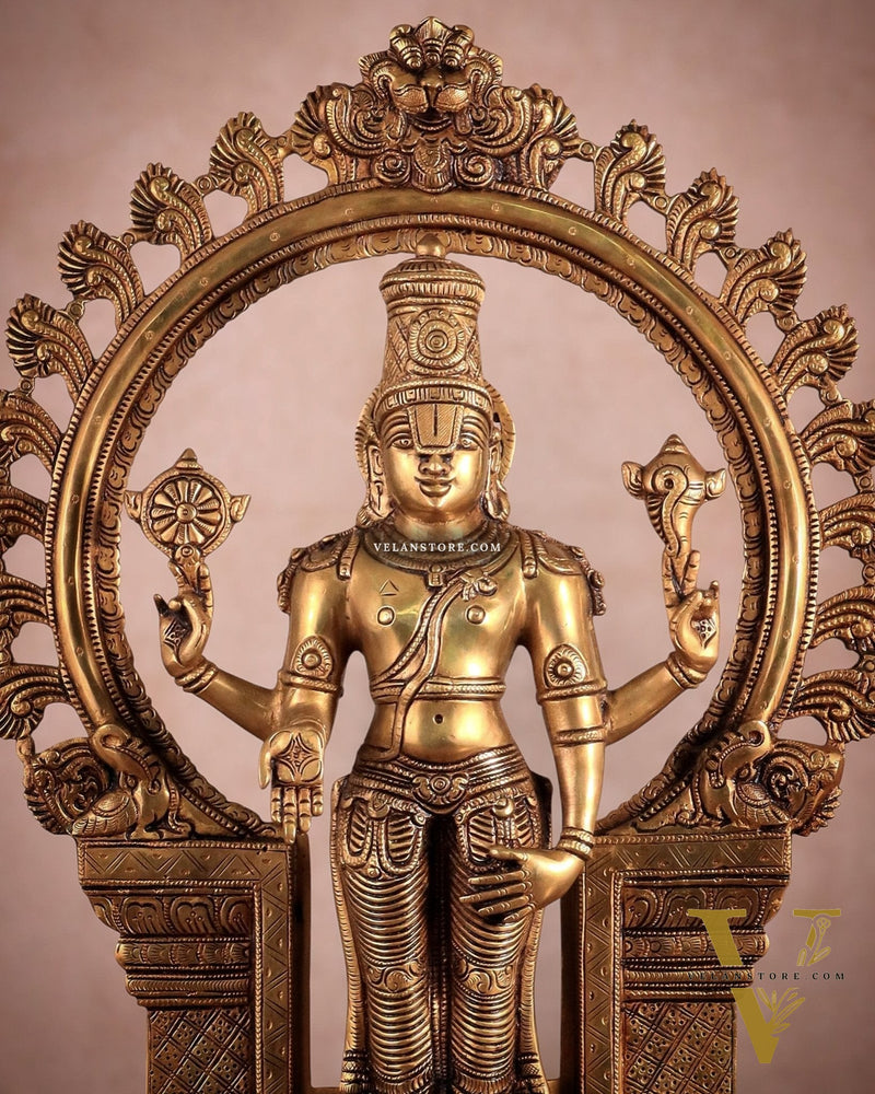 Brass Tirupati Balaji Lord Venkateshwara Swamy idol