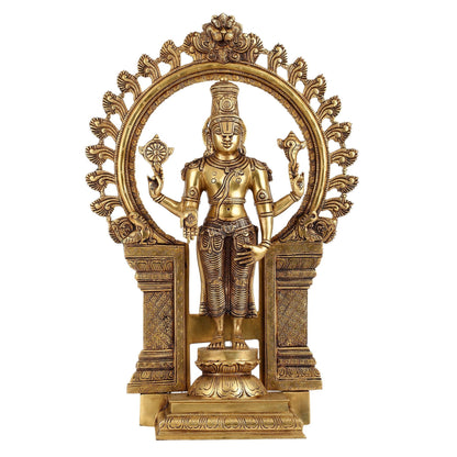 Brass Tirupati Balaji Lord Venkateshwara Swamy idol
