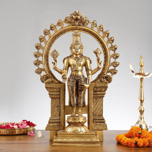 Brass Tirupati Balaji Lord Venkateshwara Swamy idol