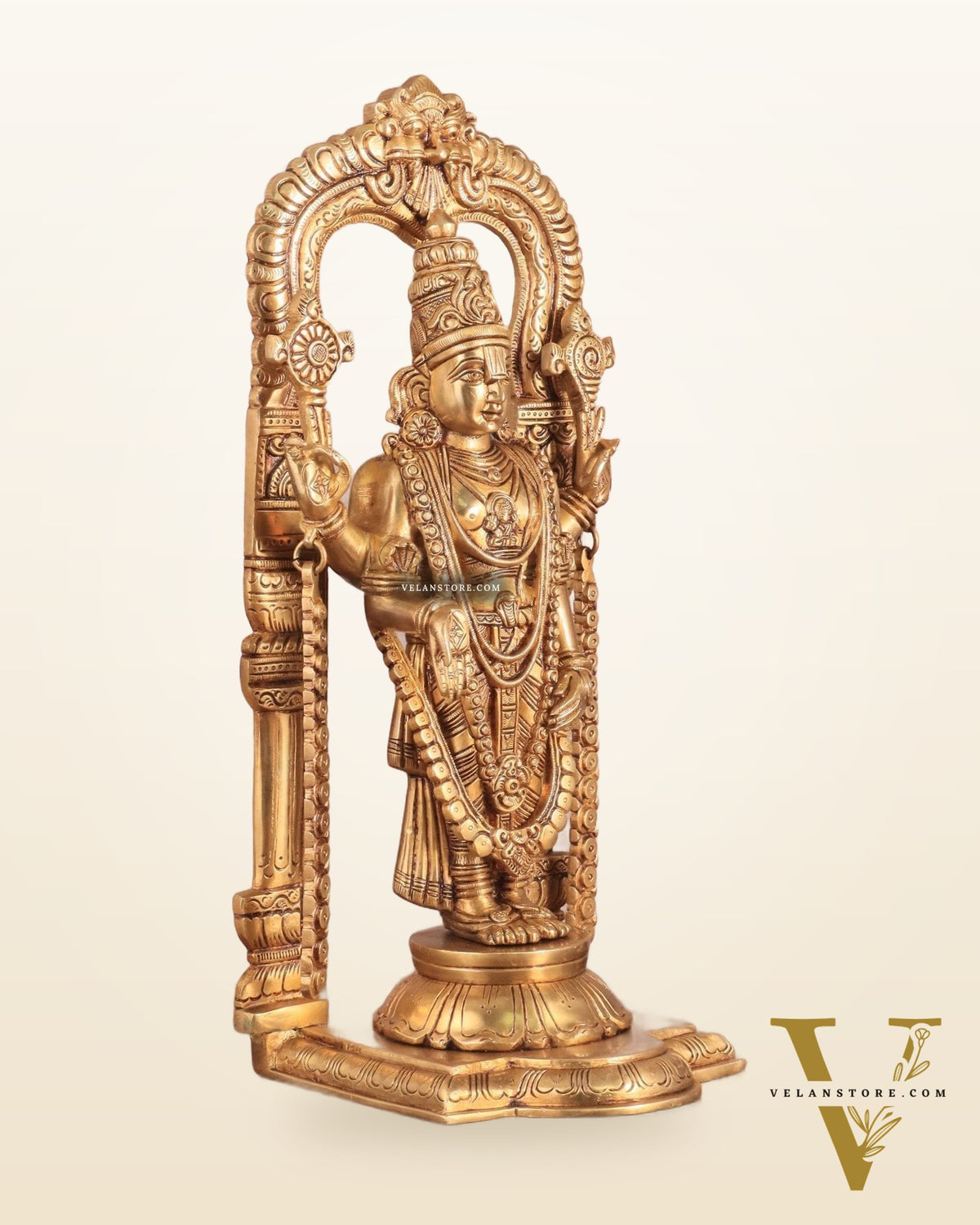 Brass Tirupati Balaji Lord Venkateshwara Swamy statue 16 inch
