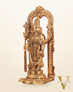 Brass Tirupati Balaji Lord Venkateshwara Swamy statue 16 inch