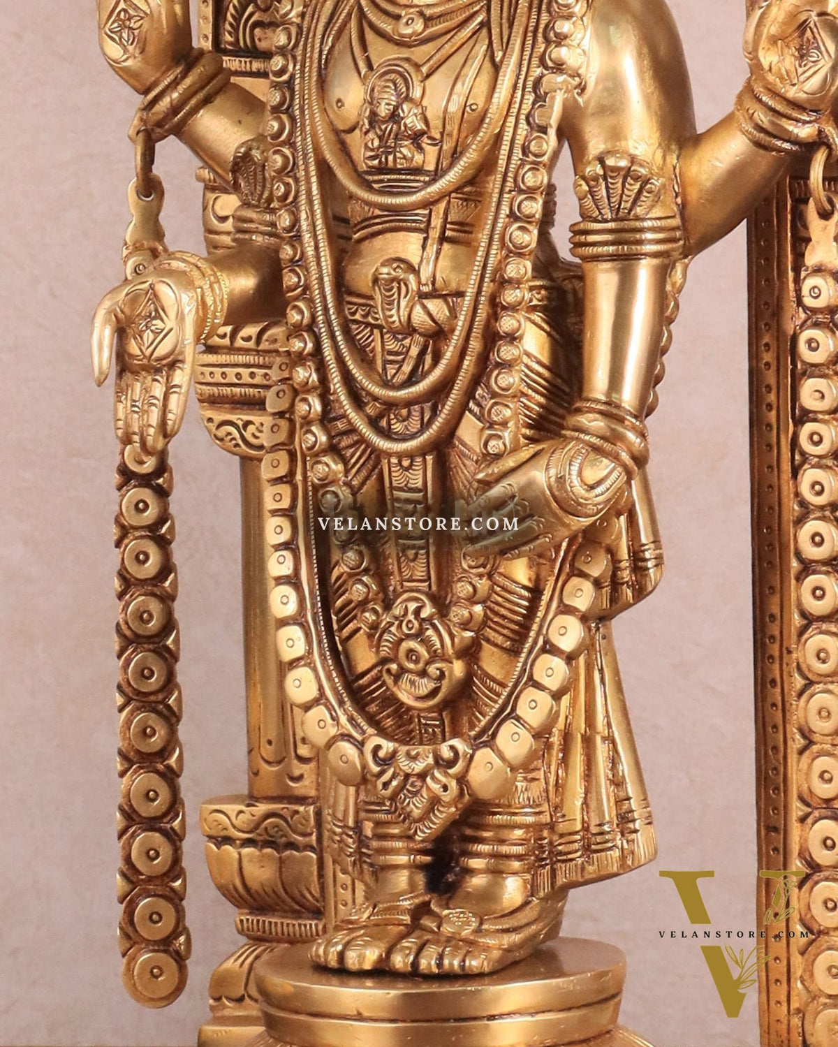 Brass Tirupati Balaji Lord Venkateshwara Swamy statue 16 inch