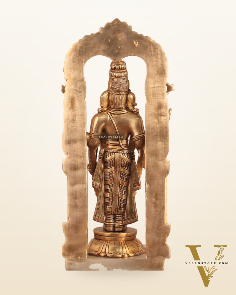 Brass Tirupati Balaji Lord Venkateshwara Swamy statue 16 inch