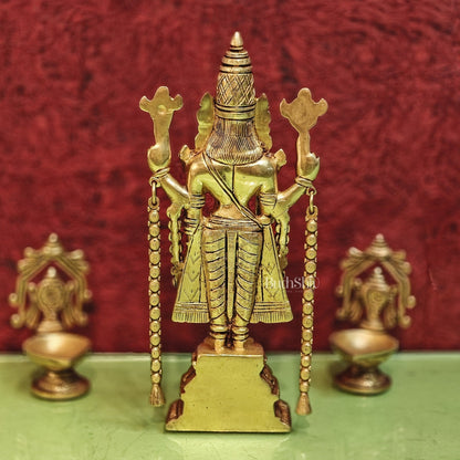 Brass Tirupati Balaji Statue 11 "