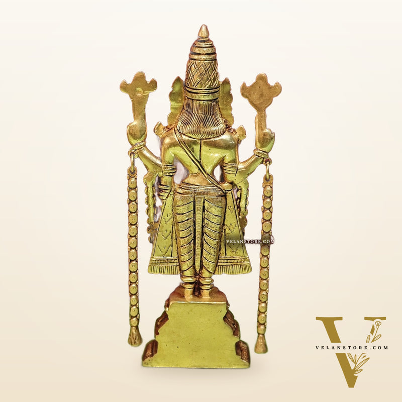 Brass Tirupati Balaji Statue 11 "
