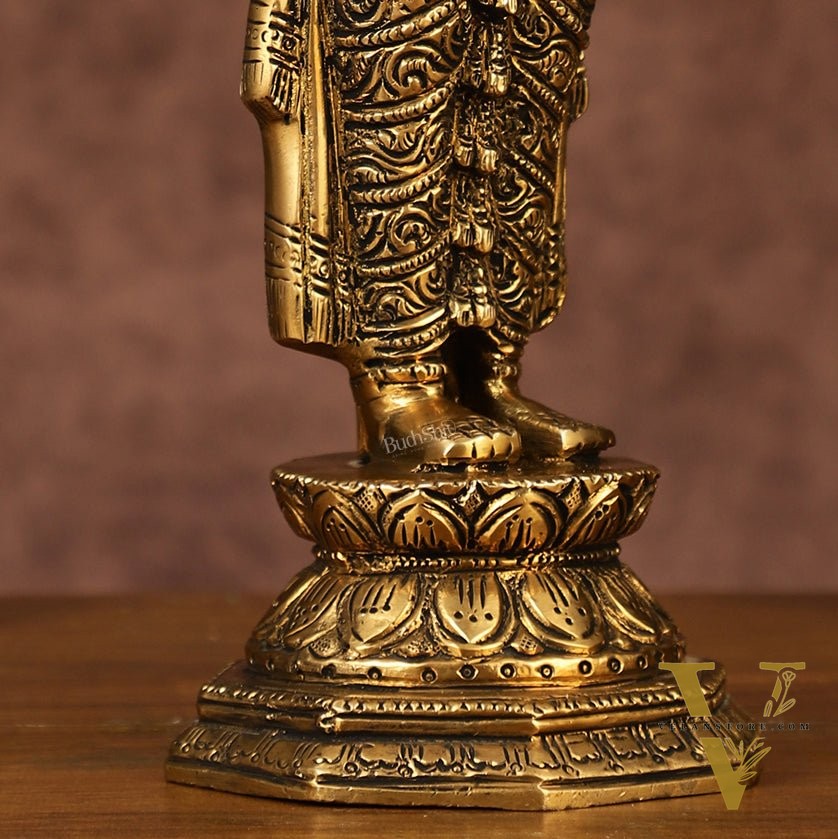 Brass Tirupati Balaji Statue | 12" Height | Divine Elegance