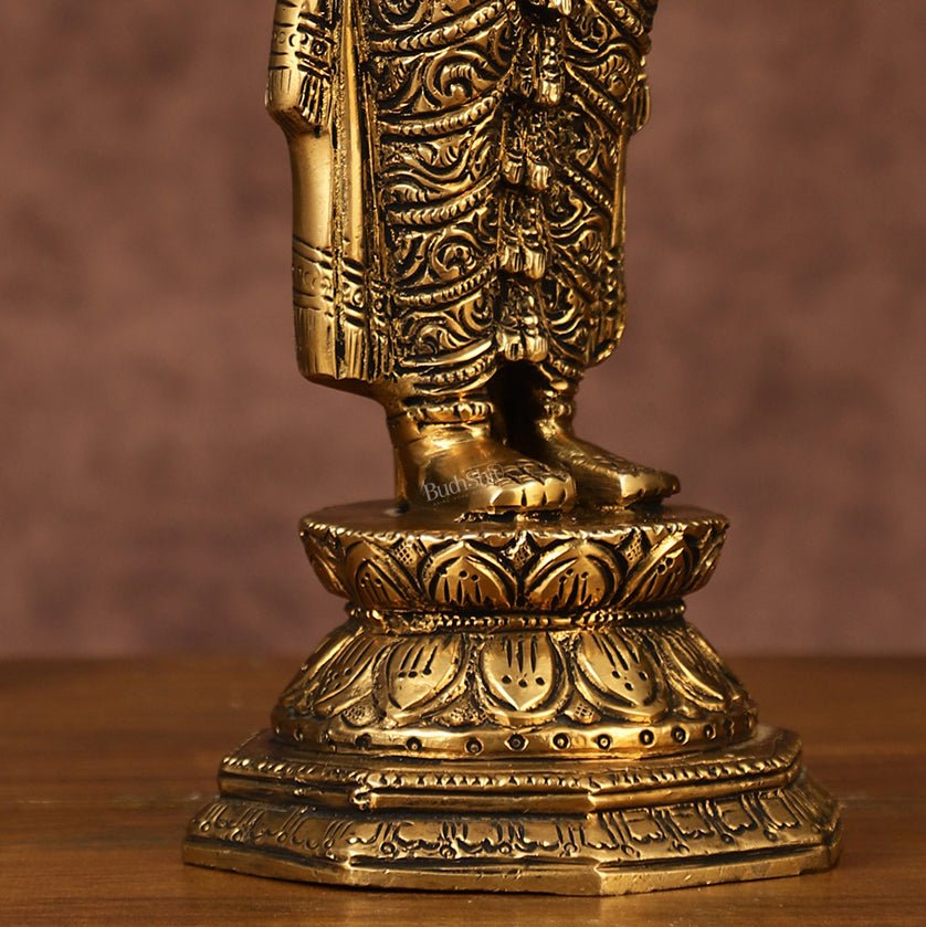 Brass Tirupati Balaji Statue | 12" Height | Divine Elegance