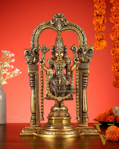 Brass Tirupati Balaji Statue 14"