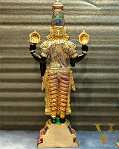 Brass Tirupati Balaji Statue 33 inch