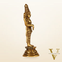 Brass Tirupati Balaji Statue 6"