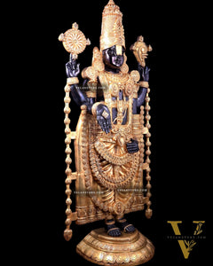 Brass Tirupati Balaji Statue 69 inch