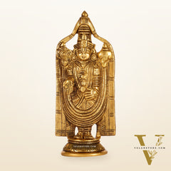 Brass tirupati Balaji statue 8"