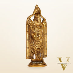 Brass tirupati Balaji statue 8"