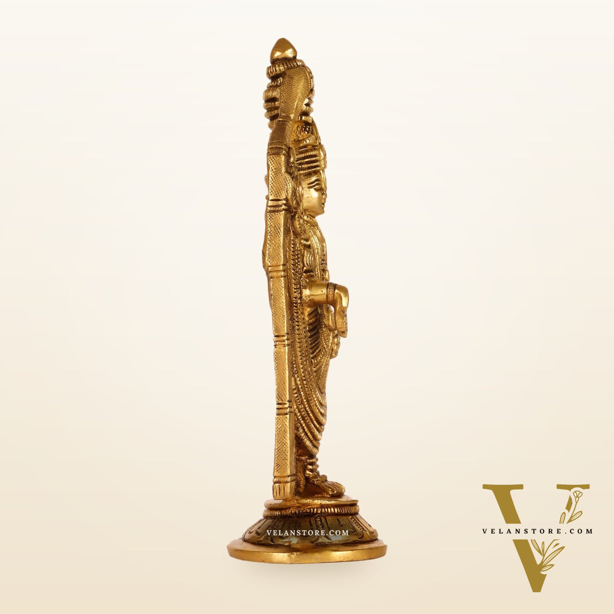 Brass tirupati Balaji statue 8"