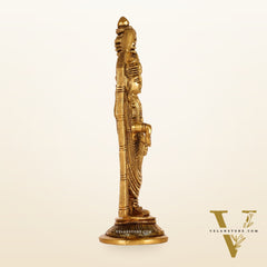 Brass tirupati Balaji statue 8"