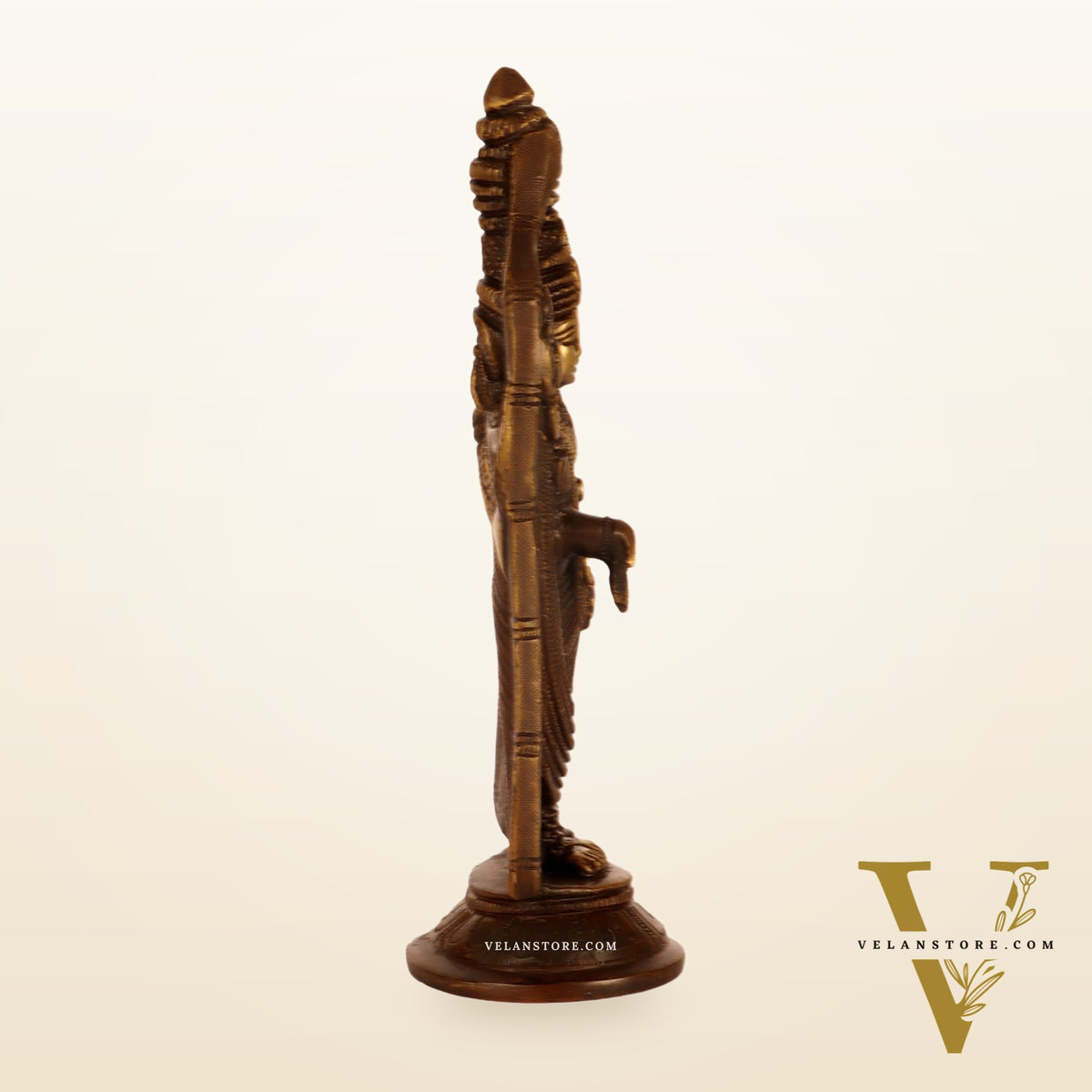 Brass tirupati Balaji statue 8"