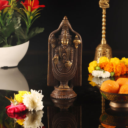 Brass tirupati Balaji statue 8"