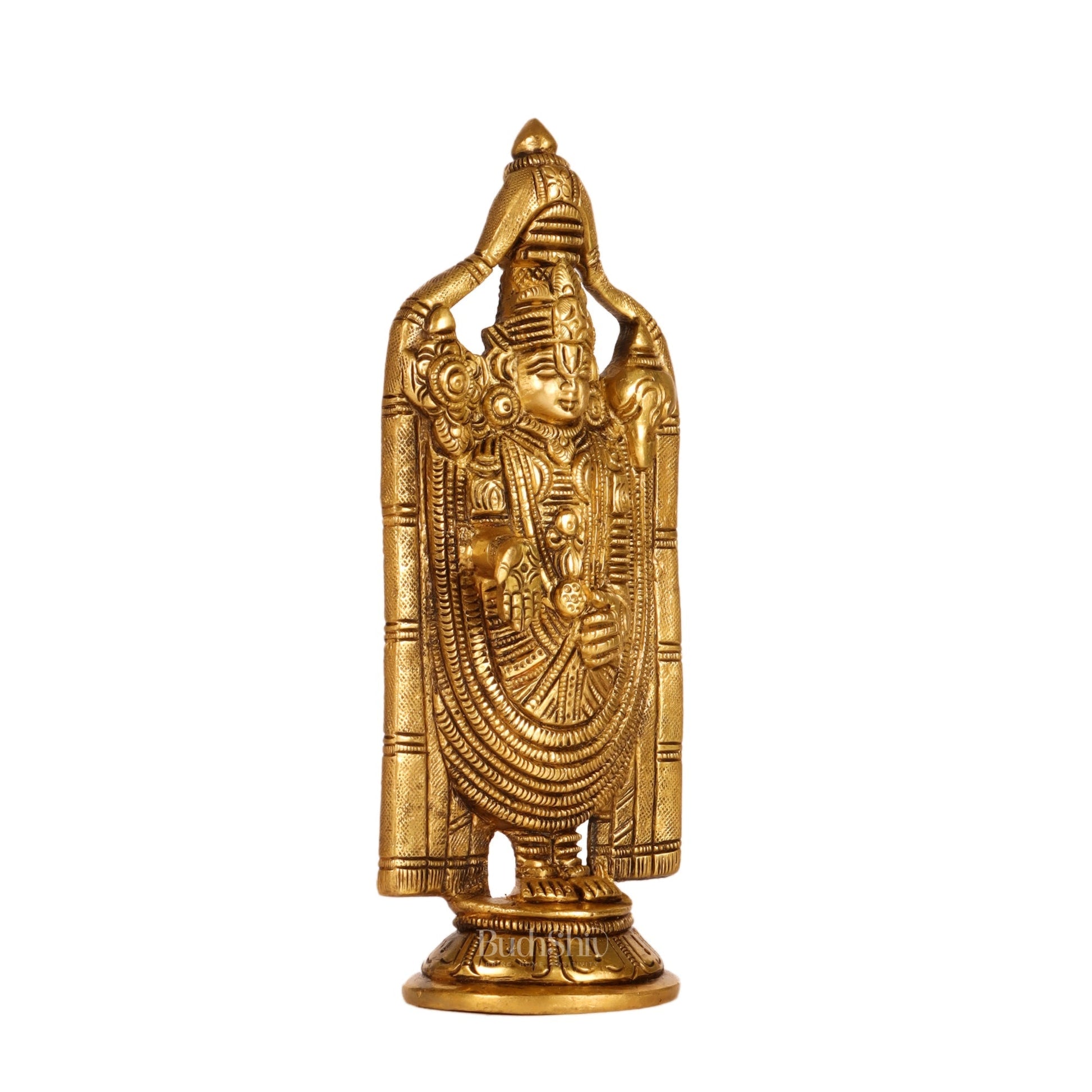 Brass tirupati Balaji statue 8"